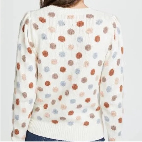 REBECCA TAYLOR - LA VIE POLKA DOT SWEATER - Picture 8 of 8